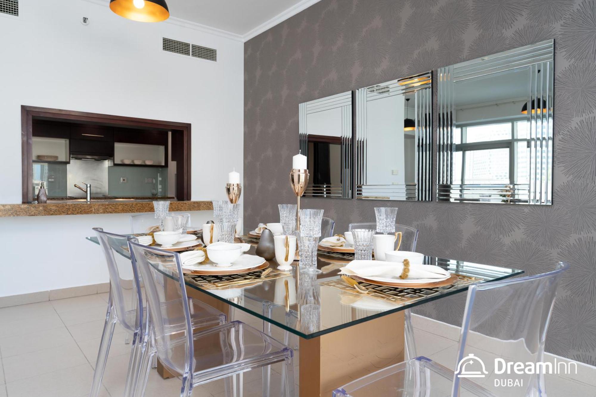 דובאי Dream Inn Apartments - Burj Views מראה חיצוני תמונה